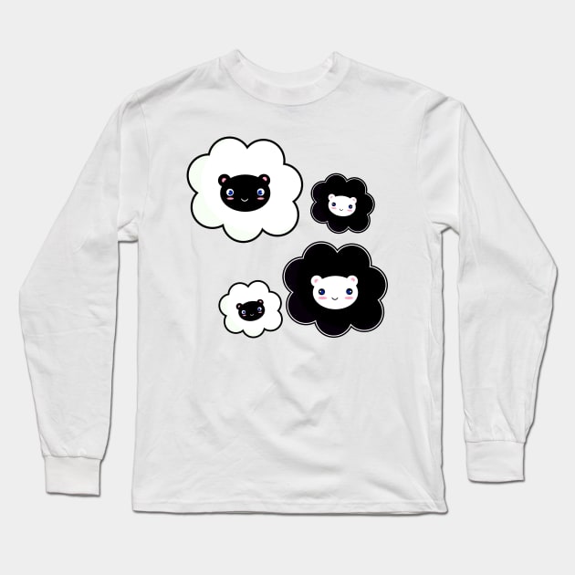 sheep friends Long Sleeve T-Shirt by shannonpaints